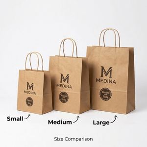 Bolsas de Papel Kraft Bonitas y Económicas |   Ideal para el Empaquetado de Pasteles - Product Image 6