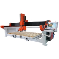 Machine de découpe de pierre CNC à 5 axes de type pont pour granit, avec routeur, de bonne qualité et à bon prix, fournisseur chinois