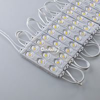 Module LED avec lentille AC 220V 110V SMD 3030 3 LED Blanc froid Blanc chaud Bleu IP65 Modules LED pour enseignes lumineuses