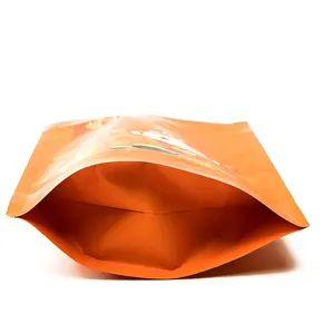 Plastic stand up zipper bag packaging for 500g seed Moisture Proof Pouches for Snack food Melon seeds