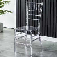 Chaise TOPchair transparente, élégante, pour dîners, fêtes, banquets en plein air, mariages, vente en gros, barbecue, style victorien, en PET, pliable, avec housse amovible