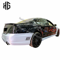 Kit carrosserie Facetory Direct Fiberglass Wald Style, pare-chocs avant et arrière, jupes latérales, ailes larges pour Mercedes Benz Classe S W221