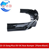 Kit carrosserie arrière noir piano brillant pour BYD SONG PLUS 2023-2025 – Accessoires extérieurs pour pare-chocs arrière et lèvre de carrosserie