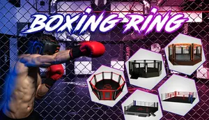 Professional Square Mma Used Boxing Ring For Sale Cage Octagon Floor Mma Octagon Used Boxing Ring