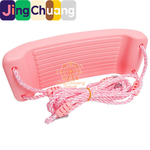 ชิงช้าเด็กพลาสติกสีแดงแบบสี่ในหนึ่งพร้อมที่นั่งสำหรับใช้ในโรงเรียนและสวนแทรมโพลีน ใช้ได้ทั้งในร่มและกลางแจ้ง - Product Image 2