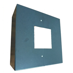 Cubierta de Base para <span class=keywords><strong>Poste</strong></span> Cuadrado/Redondo de 4 y 5 Pulgadas, Diseño de 2 Piezas, Aluminio y Acero con Recubrimiento en Polvo, Placa de Brida en Negro, Bronce y Blanco - Product Image 6