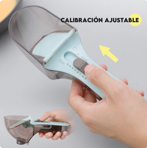 Dispositivo De Medição De Ferramentas De Cozimento De Cozinha Colher De Medição De Plástico Ajustável Com Colher De Medição Conveniente Graduada Digital - Product Image 5