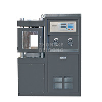 Machine d'essai numérique de compression de béton de mortier de construction en ciment Testeur de pression uniaxial intelligent