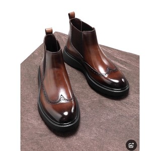 Botas Cortas Casuales de Negocios para Hombre, Estilo Retro Clásico, Personalizadas, Último Modelo 2026 - Product Image 5