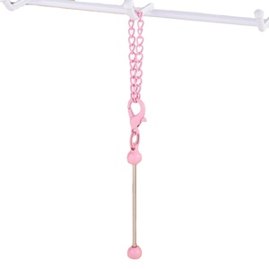 DIY Mini Beaded <b>Keychain</b> - Customizable Bag Charm, Candy Color Keyring, Creative Promotional Gift - Product Image 4