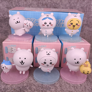 Figura de PVC de Anime Chiikawa Joke Bear Usagi, Juguete Coleccionable Japonés, 5CM, 6 Piezas/Juego - Product Image 1