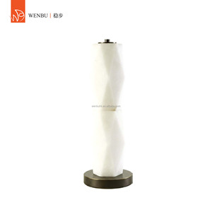 Modern Hourglass Spanish alabaster Table <b>Lamp</b> in Blackened Brass for Hotel Villa <b>Room</b> - Product Image 1