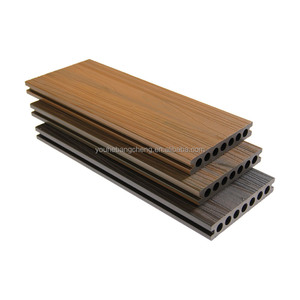 Lames de terrasse en WPC, emboîtables, écologiques, ignifuges, aspect bois de teck, pour une utilisation extérieure moderne, jardin, parc - Product Image 6