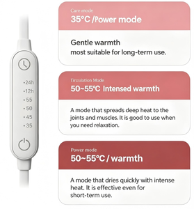<b>USB</b> Heated <b>Mouse</b> Pad Waterproof Silicone 5 Level Temp Timer Auto‑off Winter Warm Hand Heating Mat for Office Desk - Product Image 4