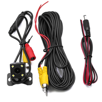 Système de caméra de recul grand angle pour voitures avec caméra de recul LED