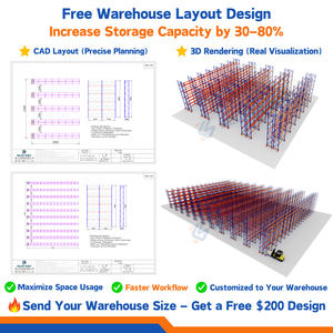 Sistema de Estanterías Industriales para Palets Personalizado <span class=keywords><strong>Rack</strong></span> de Almacenamiento de Acero para Bodega con Alta Capacidad de Carga - Product Image 4