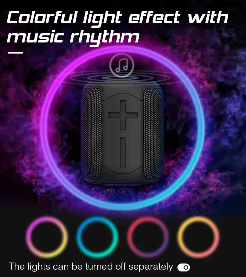 Loa Bluetooth Mini Boombox Di Động, Loa Không Dây Âm Thanh Nổi 12W Âm Nhạc Nổi E100L Trung Quốc Chất Lượng Cao