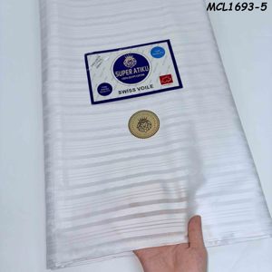 スイスのMikemaycallスイスVoileレース100% コットンTissu Africain Brodコットンテキスタイル - Product Image 5