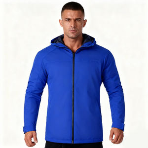 Chaqueta Deportiva Ligera de Invierno para Hombre, Transpirable, con Cuello de Forro Polar Desmontable y Calefactable, con Cierre de Cremallera, para Otoño - Product Image 3