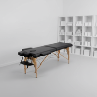 Table de massage et de beauté pliable en bois, design moderne, réglable, haute qualité, portable, pour salon, hôtel et usage domestique