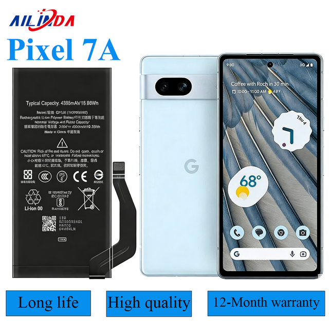 Factory Wholesale High Quality Mobile Phone GP5JE Battery for Google Pixel 7A Replacement Phone Battery 4385mAh