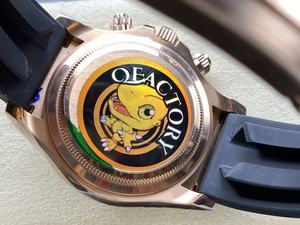 Reloj Mecánico de Súper Calidad, 40 mm, Fábrica QF, 126519, Acero 904L, Movimiento 4131, Peso 155 g, Oro Rosa, Cronógrafo Panda - Product Image 5