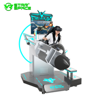 Simulador de Vuelo de Realidad Virtual, Máquina Arcade de Aviones de Combate para Centros de Entretenimiento Interiores y Parques Temáticos