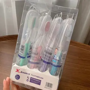 2023 Hot Sales 12 Pack X-Bxuers Brand Home Use Soft Adults Tooth brush