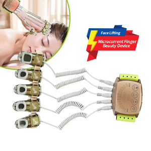 Doigts d'or de dissolvant de rides de traitement esthétique portatif détendent la machine de beauté de muscle de <span class=keywords><strong>visage</strong></span> et de cou - Product Image 4