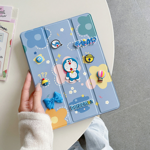 3D Dễ Thương Phim Hoạt Hình Tự Động Đánh Thức/Ngủ Ba Gấp Màu Hồng TPU Bảo Vệ Máy Tính Bảng Trường Hợp Đối Với iPad <span class=keywords><strong>9</strong></span> Gen 10.2 <span class=keywords><strong>Inch</strong></span> Trường Hợp Đối Với Cô Gái Phụ Nữ - Product Image 5