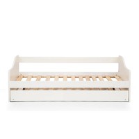 Canapé-lit moderne et simple en bois massif, meubles de salon pour enfants, petit appartement, lit escamotable à double usage