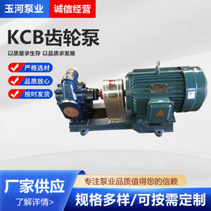 ปั๊มเกียร์ KCB แบบไหลสูง ปั๊มโรเตอร์สแตนเลสและเหล็กกล้าคาร์บอน ปั๊มน้ำมันพืชไฟฟ้าสำหรับใช้งานทางทะเล - Product Image 3