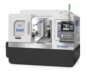 Hoge Stijfheid Met Cnc-TX700-8PY Draaien En Frezen Cnc Lat Met Volledig Gesloten Deksel Te Koop