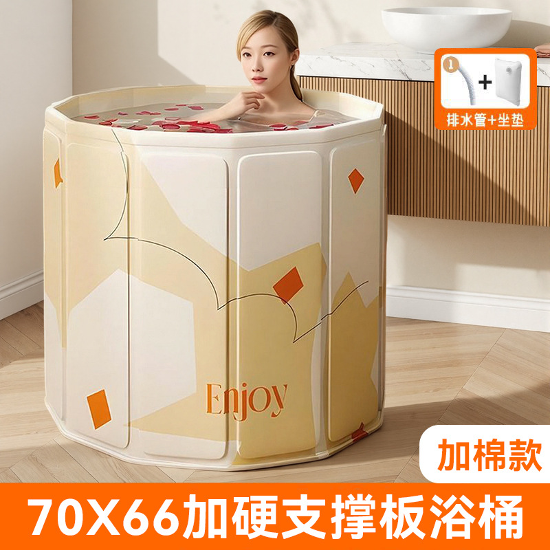 Yellow and white flower 70cm drain pipe seat cushion