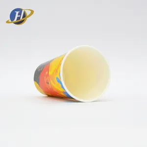 12oz tek kullanımlık kağıt bardak meyve desen kağıt bardak meyve suyu fincanı vietnam'dan özelleştirilebilir desen