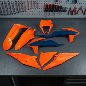 Per KTM EXC 300 2020-Kit di plastica 2023 con OEM 22 e porta fari accessori moto - Product Image 2