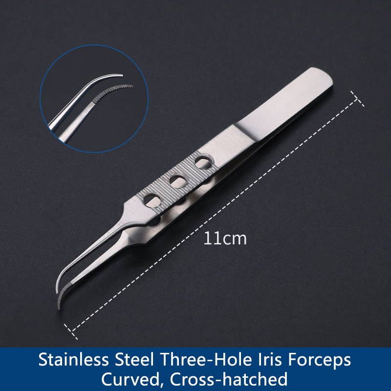 Acero, multi-ranura de 3 orificios, curvado.