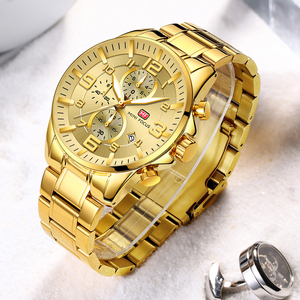 MINI FOCUS Usine Vente Directe <span class=keywords><strong>Nouveauté</strong></span> Top Marque Arrivée Chronographe Prix Bas Montres À Quartz Hommes Bande En Acier Inoxydable MF0278G - Product Image 3