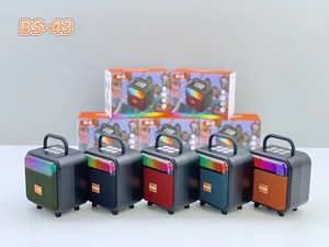 2025 nouveaux produits BS-43 Mini haut-parleur BT sans fil extérieur Portable cadeau petit lecteur Audio Rechargeable lecteur haute puissance - Product Image 3