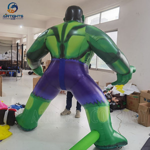 Globo de dibujos animados de <span class=keywords><strong>Hulk</strong></span>, <span class=keywords><strong>monstruo</strong></span> inflable de 2,5 m de altura, fabricante profesional personalizado - Product Image 4