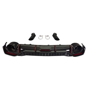 2019-2024 kit de carrocería <span class=keywords><strong>RS7</strong></span> difusor trasero de fibra de carbono negro para Audi <span class=keywords><strong>A7</strong></span> C8 actualización a <span class=keywords><strong>RS7</strong></span> alerón trasero con tubo de cola - Product Image 5