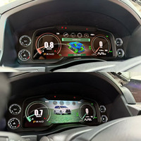 Panel de Instrumentos Digital para Automóvil de 12.3 Pulgadas, Velocímetro LCD, Tacómetro para Lexus LX570 2008-2015, Actualización Retrofit