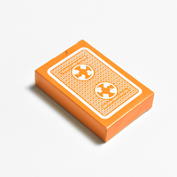 Cartes à jouer au poker en plastique de luxe de taille personnalisée conception étanche de qualité supérieure avec logo personnalisé pour casino pour parties de jeu