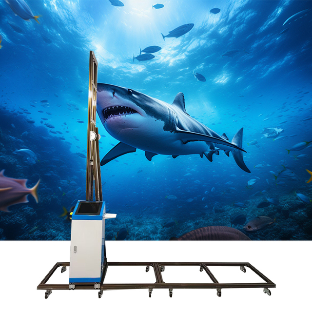7d Wall Painter Robot Automatic 3d Wall Printer for Outdoor Building Decoration Automatic Wall Printer