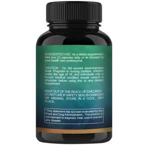 Etiqueta privada OEM/ODM Suplemento de hierbas Cápsulas de musgo marino Cápsulas de extracto de Bladderwrack orgánico para la salud - Product Image 4