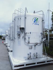 Tanque de almacenamiento a granel de nitrógeno líquido, recipiente a presión de gas líquido criogénico de pequeña capacidad de 3000L/5000L - Product Image 3