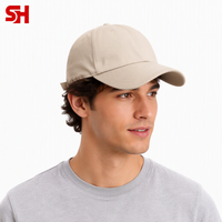 Casquette de baseball unisexe 6 panneaux style coréen personnalisée avec patch PVC, logo brodé, lettrage, boucle métallique réglable, idéale pour le team building