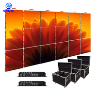 Pantalla LED de Alquiler de Alta Frecuencia de Actualización P2.9/P3.91, Pantalla LED Ligera para Fondo de Escenario, Video Wall LED para Espectáculos en Vivo y Ferias Comerciales
