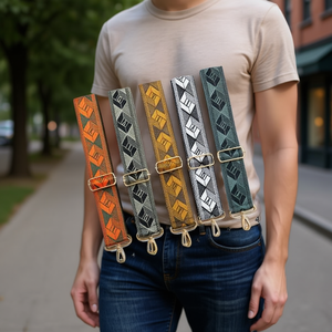 Cinturón de Moda Pocket Wing de 100/110 cm y 5 cm de Ancho con Hebilla Metálica para Mujer y Hombre, Uso Casual - Product Image 3