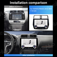 Navigation automobile Android MeiHua pour Toyota Prado 360 Android13 Écran vertical modifié Lecteur multimédia GPS Tout-en-un
